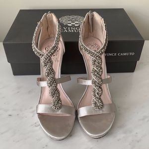 Vince Camuto - Raizel Twisted Front Satin Sandals